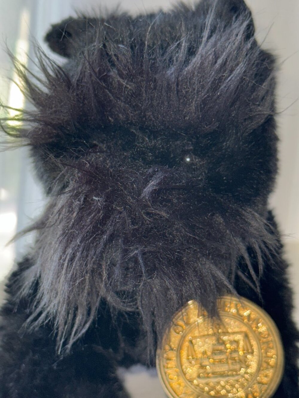 Gund Onyx Black Scottish Terrier Schnauzer Stuffed Dog 13044 Virginia Metal 2004